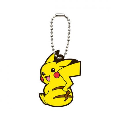 Gacha Pokemon Rubber Keychain Pikachu