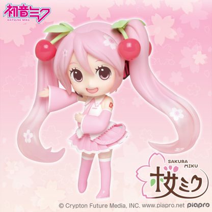 Sakura Miku Doll Crystal Figure